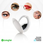 LivingTek portabel sminkspegel & powerbank