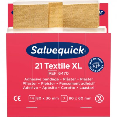 Salvequick extra stora textil plåster