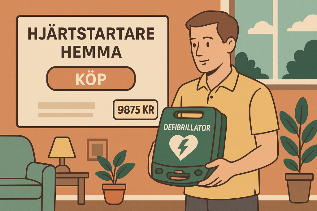 hjärtstartare hemma